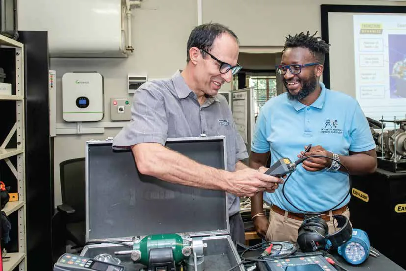 On-site vibration testing and analysis